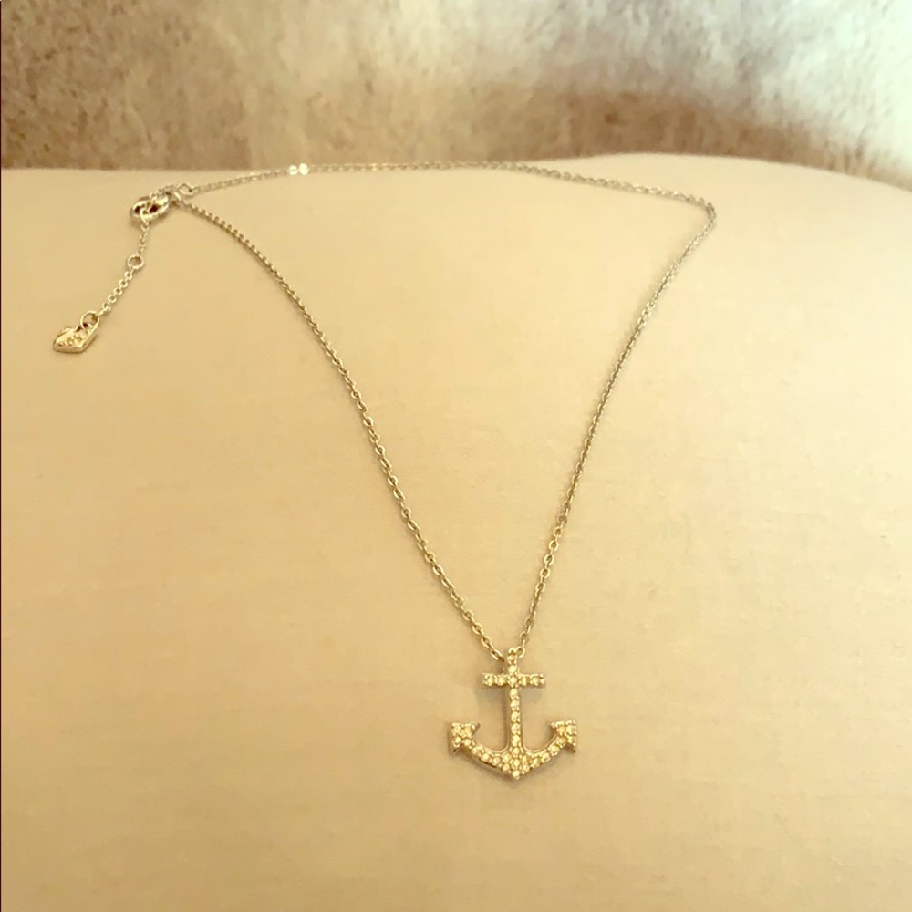 Swarovski sterling silver necklace with Anchor